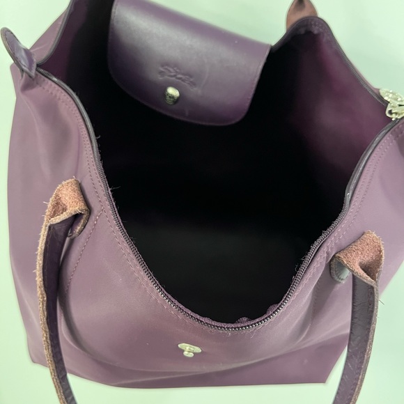 Longchamp Purple Le Pliage Tote - Picture 3 of 8